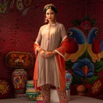 Womens Beige Three Piece set