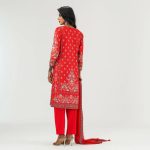 Womens Red Three Piece Set - Image 2